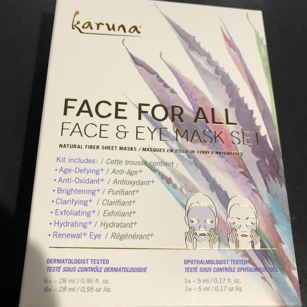 Karuna Face for All Face & Eye Mask Set